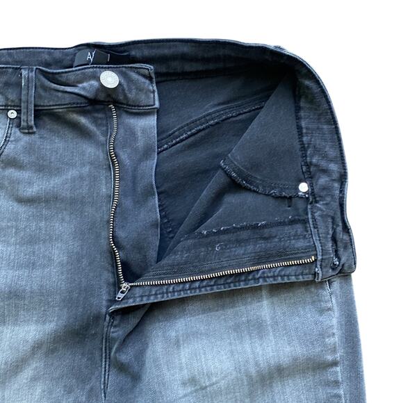 AFRM Huxley Bootcut Jean Womens Sz 32 Grey High Rise Y2K - Picture 3 of 7